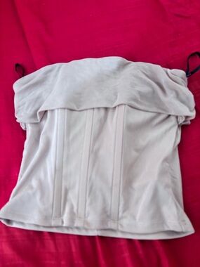 Strapless Beige Tube Top